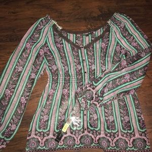 Antonio Mellani Long Sleeve Blouse